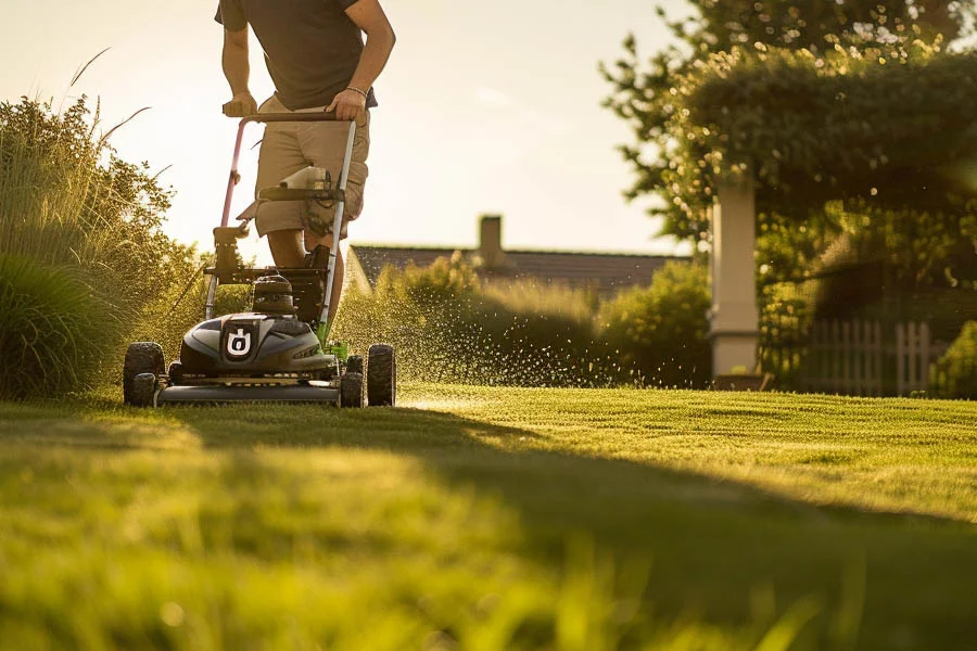 best battery push mower