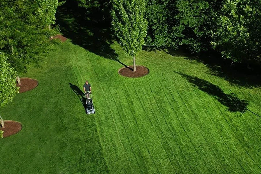 best battery push mower